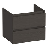 BRAUER Joy onderkast 60 met 2 softclose lades greeploos en 1 sifon uitsparing Timber Anthracite OK-JY60TA