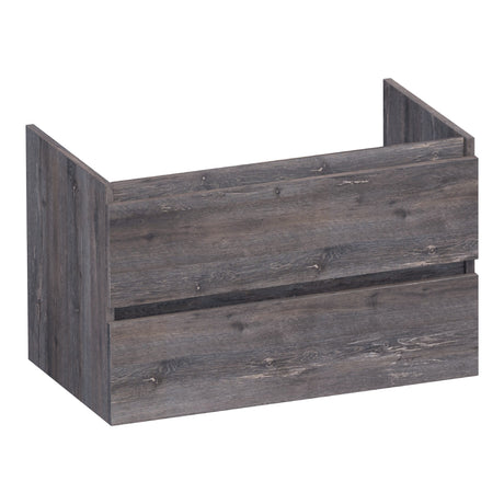 BRAUER Joy onderkast 80 met 2 softclose lades greeploos en 1 sifon uitsparing Driftwood OK-JY80DR