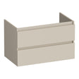 BRAUER Joy onderkast 80 met 2 softclose lades greeploos en 1 sifon uitsparing mat beige OK-JY80MB