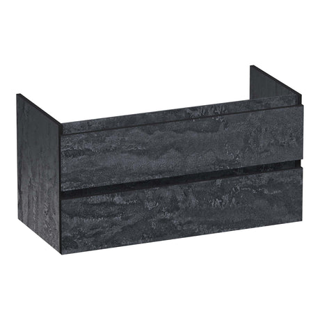 BRAUER Joy Edge onderkast 100 met 2 softclose lades greeploos en 1 sifon uitsparing Damascus OK-JYE100DA
