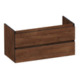BRAUER Joy Edge onderkast 100 met 2 softclose lades greeploos en 1 sifon uitsparing Forest Cacao OK-JYE100FC