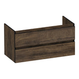 BRAUER Joy Edge onderkast 100 met 2 softclose lades greeploos en 1 sifon uitsparing Grove OK-JYE100GR