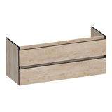 BRAUER Joy Edge onderkast 120 met 2 softclose lades greeploos en 1 sifon uitsparing Forest Wheat OK-JYE120-1FW