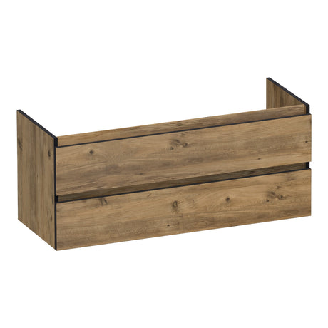 BRAUER Joy Edge onderkast 120 met 2 softclose lades greeploos en 2 sifon uitsparingen Chateau OK-JYE120-2CH