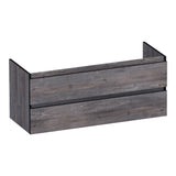 BRAUER Joy Edge onderkast 120 met 2 softclose lades greeploos en 2 sifon uitsparingen Driftwood OK-JYE120-2DR