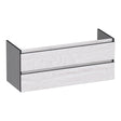 BRAUER Joy Edge onderkast 120 met 2 softclose lades greeploos en 2 sifon uitsparingen Forest Seashell OK-JYE120-2FS