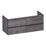 BRAUER Joy Edge onderkast 120 met 4 softclose lades greeploos en 2 sifon uitsparingen Driftwood OK-JYE120-4DR