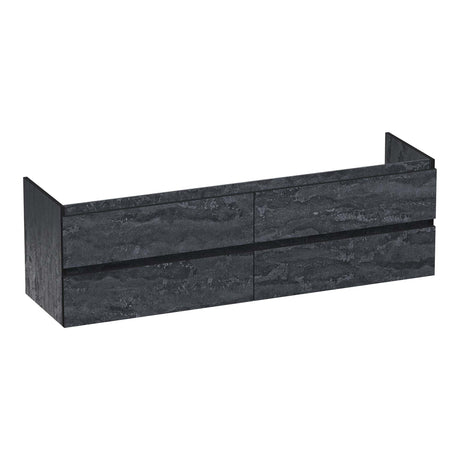 BRAUER Joy Edge onderkast 160 met 4 softclose lades greeploos en 2 sifon uitsparingen Damascus OK-JYE160DA