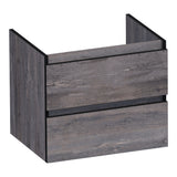 BRAUER Joy Edge onderkast 60 met 2 softclose lades greeploos en 1 sifon uitsparing Driftwood OK-JYE60DR