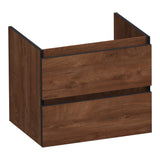 BRAUER Joy Edge onderkast 60 met 2 softclose lades greeploos en 1 sifon uitsparing Forest Cacao OK-JYE60FC