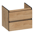 BRAUER Joy Edge onderkast 60 met 2 softclose lades greeploos en 1 sifon uitsparing Forest Tan OK-JYE60FT