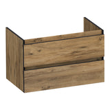 BRAUER Joy Edge onderkast 80 met 2 softclose lades greeploos en 1 sifon uitsparing Chateau OK-JYE80CH