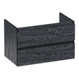 BRAUER Joy Edge onderkast 80 met 2 softclose lades greeploos en 1 sifon uitsparing Damascus OK-JYE80DA
