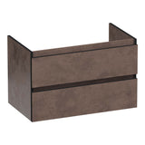 BRAUER Joy Edge onderkast 80 met 2 softclose lades greeploos en 1 sifon uitsparing Erosion OK-JYE80ER