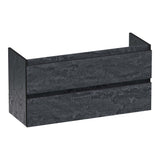BRAUER Joy Edge onderkast ondiep 100 met 2 softclose lades greeploos en 1 sifon uitsparing Damascus OK-JYEO100DA