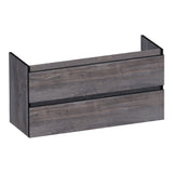 BRAUER Joy Edge onderkast ondiep 100 met 2 softclose lades greeploos en 1 sifon uitsparing Driftwood OK-JYEO100DR