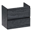 BRAUER Joy Edge onderkast ondiep 60 met 2 softclose lades greeploos en 1 sifon uitsparing Damascus OK-JYEO60DA