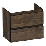 BRAUER Joy Edge onderkast ondiep 60 met 2 softclose lades greeploos en 1 sifon uitsparing Grove OK-JYEO60GR