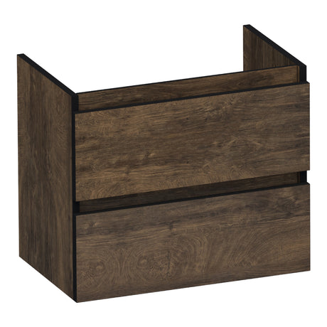 BRAUER Joy Edge onderkast ondiep 60 met 2 softclose lades greeploos en 1 sifon uitsparing Grove OK-JYEO60GR