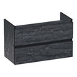 BRAUER Joy Edge onderkast ondiep 80 met 2 softclose lades greeploos en 1 sifon uitsparing Damascus OK-JYEO80DA