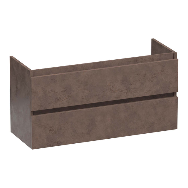 BRAUER Joy onderkast ondiep 100 met 2 softclose lades greeploos en 1 sifon uitsparing Erosion OK-JYO100ER