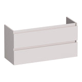 BRAUER Joy onderkast ondiep 100 met 2 softclose lades greeploos en 1 sifon uitsparing mat zand OK-JYO100MS