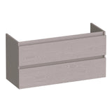 BRAUER Joy onderkast ondiep 100 met 2 softclose lades greeploos en 1 sifon uitsparing Timber Greige OK-JYO100TE