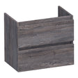 BRAUER Joy onderkast ondiep 60 met 2 softclose lades greeploos en 1 sifon uitsparing Driftwood OK-JYO60DR