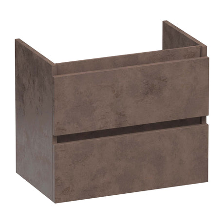 BRAUER Joy onderkast ondiep 60 met 2 softclose lades greeploos en 1 sifon uitsparing Erosion OK-JYO60ER