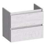 BRAUER Joy onderkast ondiep 60 met 2 softclose lades greeploos en 1 sifon uitsparing Forest Seashell OK-JYO60FS