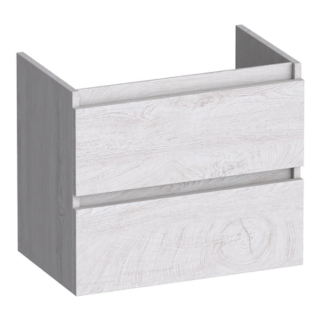 BRAUER Joy onderkast ondiep 60 met 2 softclose lades greeploos en 1 sifon uitsparing Forest Seashell OK-JYO60FS