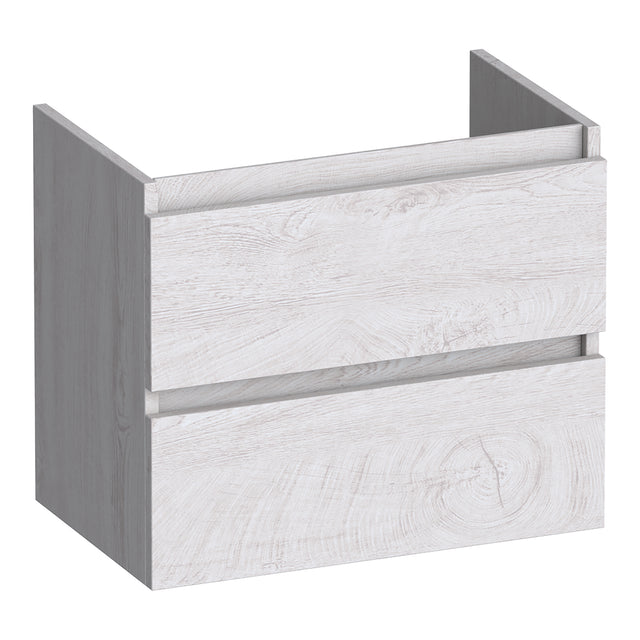 BRAUER Joy onderkast ondiep 60 met 2 softclose lades greeploos en 1 sifon uitsparing Forest Seashell OK-JYO60FS