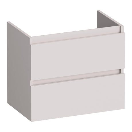 BRAUER Joy onderkast ondiep 60 met 2 softclose lades greeploos en 1 sifon uitsparing mat zand OK-JYO60MS