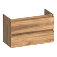 BRAUER Joy onderkast ondiep 80 met 2 softclose lades greeploos en 1 sifon uitsparing Honey OK-JYO80HO