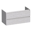 BRAUER Joy Wavy onderkast 100 met 2 softclose lades greeploos en 1 sifon uitsparing Forest Seashell OK-JYW100FS