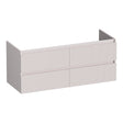 BRAUER Joy Wavy onderkast 120 met 4 softclose lades greeploos en 2 sifon uitsparingen mat zand OK-JYW120-4MS