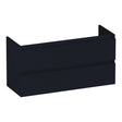 BRAUER Joy Wavy onderkast ondiep 100 met 2 softclose lades greeploos en 1 sifon uitsparing mat zwart OK-JYWO100MZ
