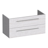 BRAUER Trust onderkast 100 excl. opbouwgrepen met 2 softclose lades en 1 sifon uitsparing Forest Seashell OK-TR100FS