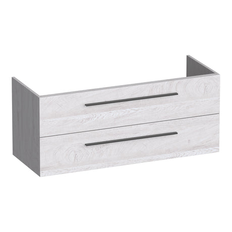 BRAUER Trust onderkast 120 excl. opbouwgrepen met 2 softclose lades en 2 sifon uitsparingen Forest Seashell OK-TR120-2FS