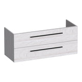 BRAUER Trust onderkast 120 excl. opbouwgrepen met 2 softclose lades en 2 sifon uitsparingen Forest Seashell OK-TR120-2FS
