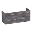 BRAUER Trust onderkast 120 excl. opbouwgrepen met 4 softclose lades en 2 sifon uitsparingen Driftwood OK-TR120-4DR