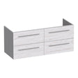 BRAUER Trust onderkast 120 excl. opbouwgrepen met 4 softclose lades en 2 sifon uitsparingen Forest Seashell OK-TR120-4FS
