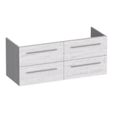 BRAUER Trust onderkast 120 excl. opbouwgrepen met 4 softclose lades en 2 sifon uitsparingen Forest Seashell OK-TR120-4FS