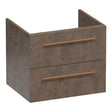 BRAUER Trust onderkast 60 excl. opbouwgrepen met 2 softclose lades en 1 sifon uitsparing Erosion OK-TR60ER