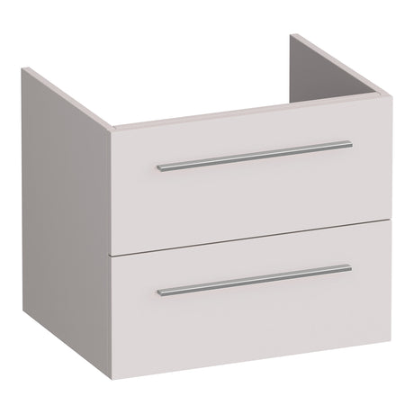 BRAUER Trust onderkast 60 excl. opbouwgrepen met 2 softclose lades en 1 sifon uitsparing mat zand OK-TR60MS