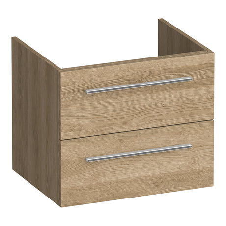 BRAUER Trust onderkast 60 excl. opbouwgrepen met 2 softclose lades en 1 sifon uitsparing Sunlit OK-TR60SL