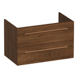 BRAUER Trust onderkast 80 excl. opbouwgrepen met 2 softclose lades en 1 sifon uitsparing Forest Cacao OK-TR80FC