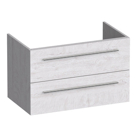 BRAUER Trust onderkast 80 excl. opbouwgrepen met 2 softclose lades en 1 sifon uitsparing Forest Seashell OK-TR80FS