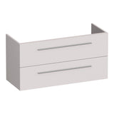 BRAUER Trust onderkast ondiep 100 excl. opbouwgrepen met 2 softclose lades en 1 sifon uitsparing mat zand OK-TRO100MS