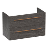 BRAUER Trust onderkast ondiep 80 excl. opbouwgrepen met 2 softclose lades en 1 sifon uitsparing Damascus OK-TRO80DA